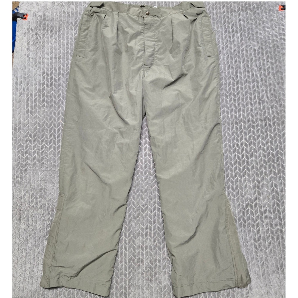 Tourney Gore-Tex Mens XL Waterproof Windproof Pants Sage Green Outdoor Hiking